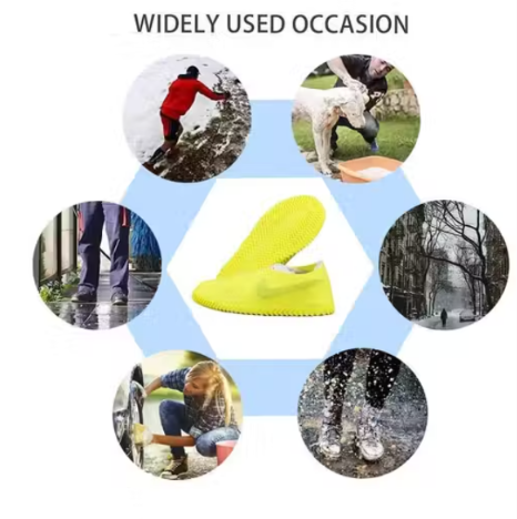 Reusable Silicone Waterproof anti slip Shoe Cover