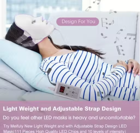 LED Photon Light Therapy Face Mask